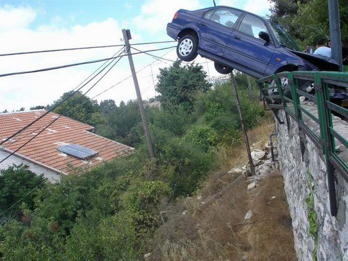 Самые курьезные аварии